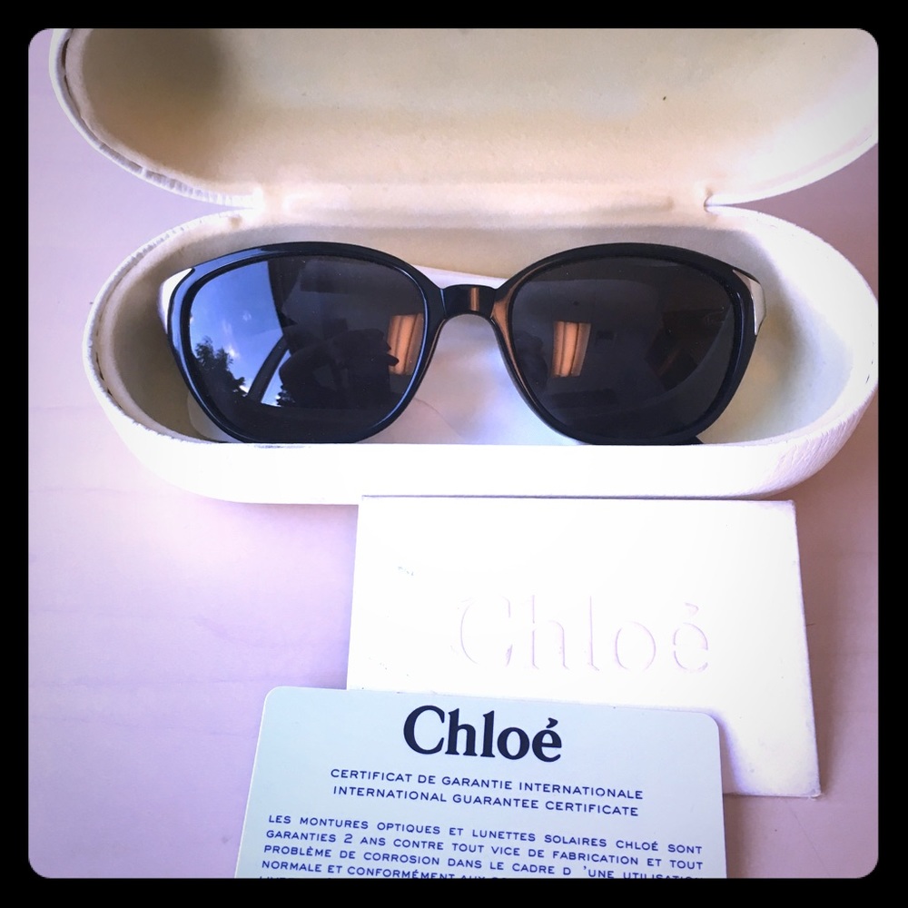 Chloe Sunglasses. Dark Blue.